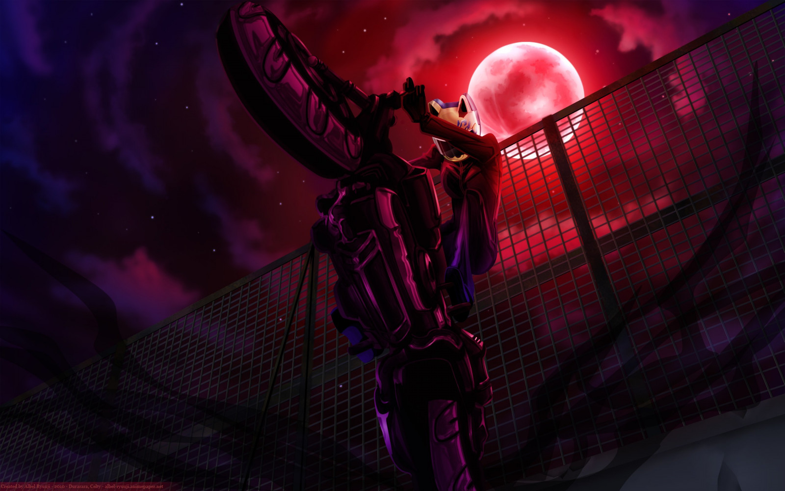 อะนิเมะ, สาวอะนิเมะ, Durarara, Celty Sturluson, ความมืด, ภาพหน้าจอ, วอลล์เปเปอร์คอมพิวเตอร์, ตัวละคร, เทคนิคพิเศษ
