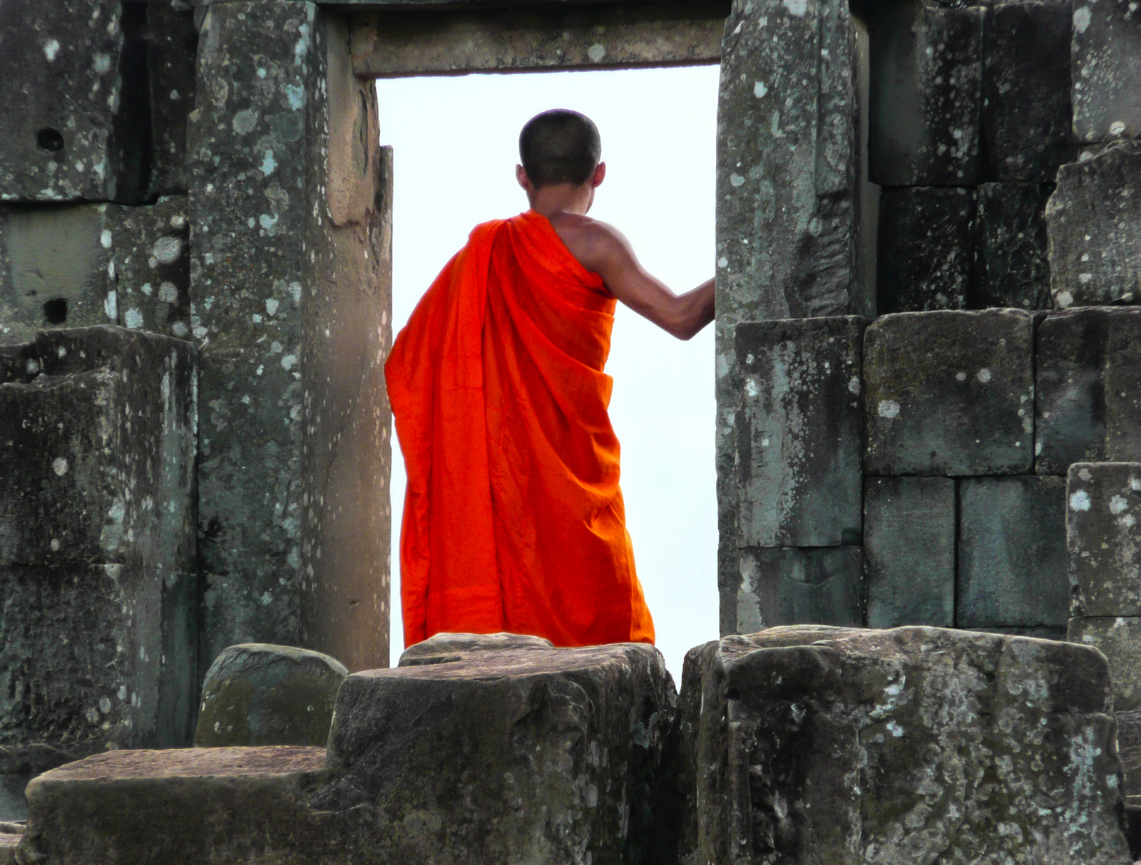 chrám, západ slunce, Asie, kameny, Kambodža, oranžový, Buddhismus, náboženství, zřícenina, Angkor, ruby10, ruby15, ruby20, kambodžský, mnich, Jihovýchodní Asie, wat, Angkor Vat, Phnom, Phnombakheng, nováček, Siemriep, Bakheng