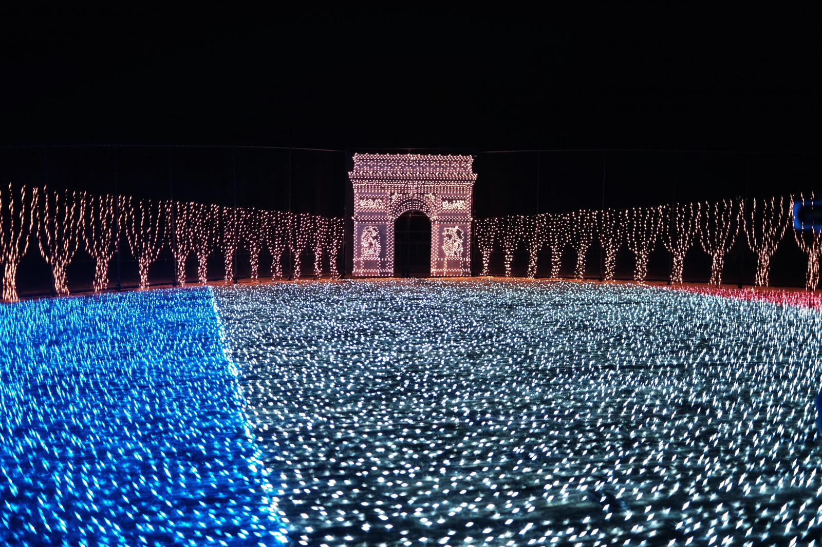 město, noc, modrý, stadión, Tokio, struktura, aréna, Fujifilm, osvětlení, fáze, divadlo, dav, Fujinon, classicchrome, x, xf35mm, XT1, Jomiuriland, jewelumination, xf35mmf12r, Atmosféra Země, sportovní dějiště