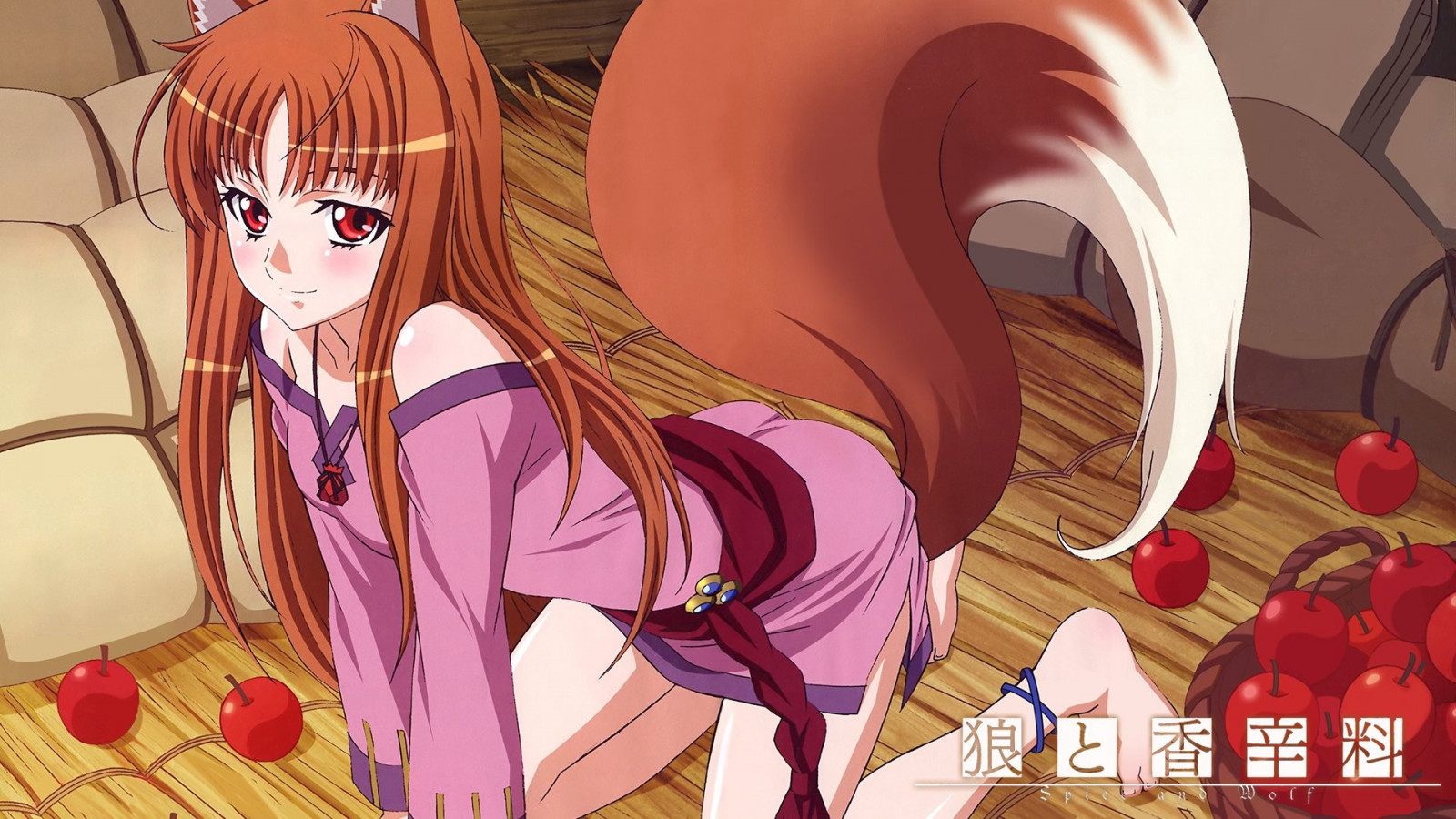 illustration, anime, Anime piger, tegneserie, holo, Spice og Wolf, Okamimimi, skærmbillede, mangaka