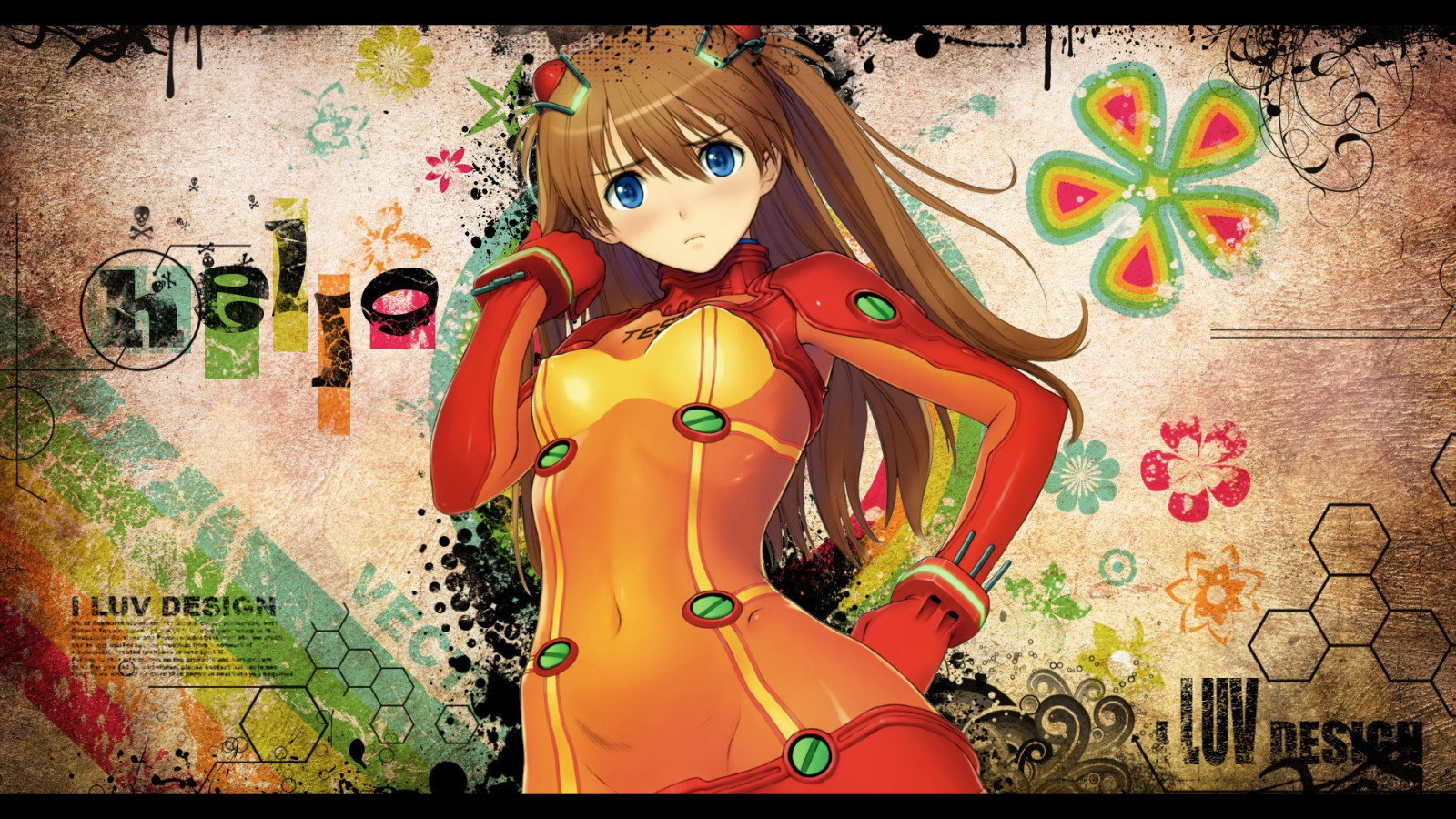 ภาพประกอบ, อะนิเมะ, Neon Genesis Evangelion, Asuka Langley Soryu, การ์ตูน, การ์ตูน, ศิลปะ, ภาพหน้าจอ, 1920x1080 px, ศิลปะสมัยใหม่