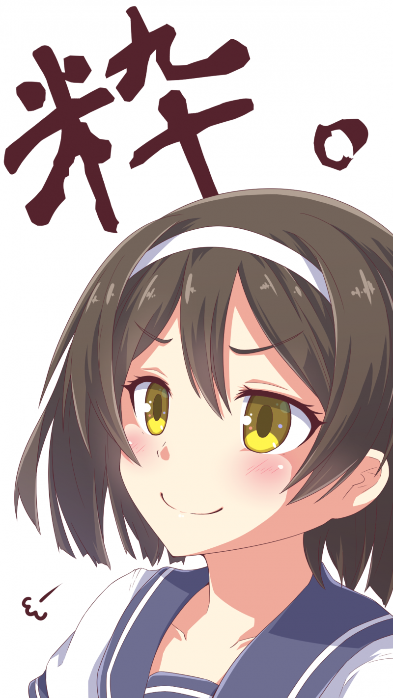 Tanikaze KanColle, krátké vlasy, bruneta, anime, anime dívky, Kantai Collection Tanikaze KanColle, krátké vlasy, bruneta, anime, anime dívky, Kantai Collection