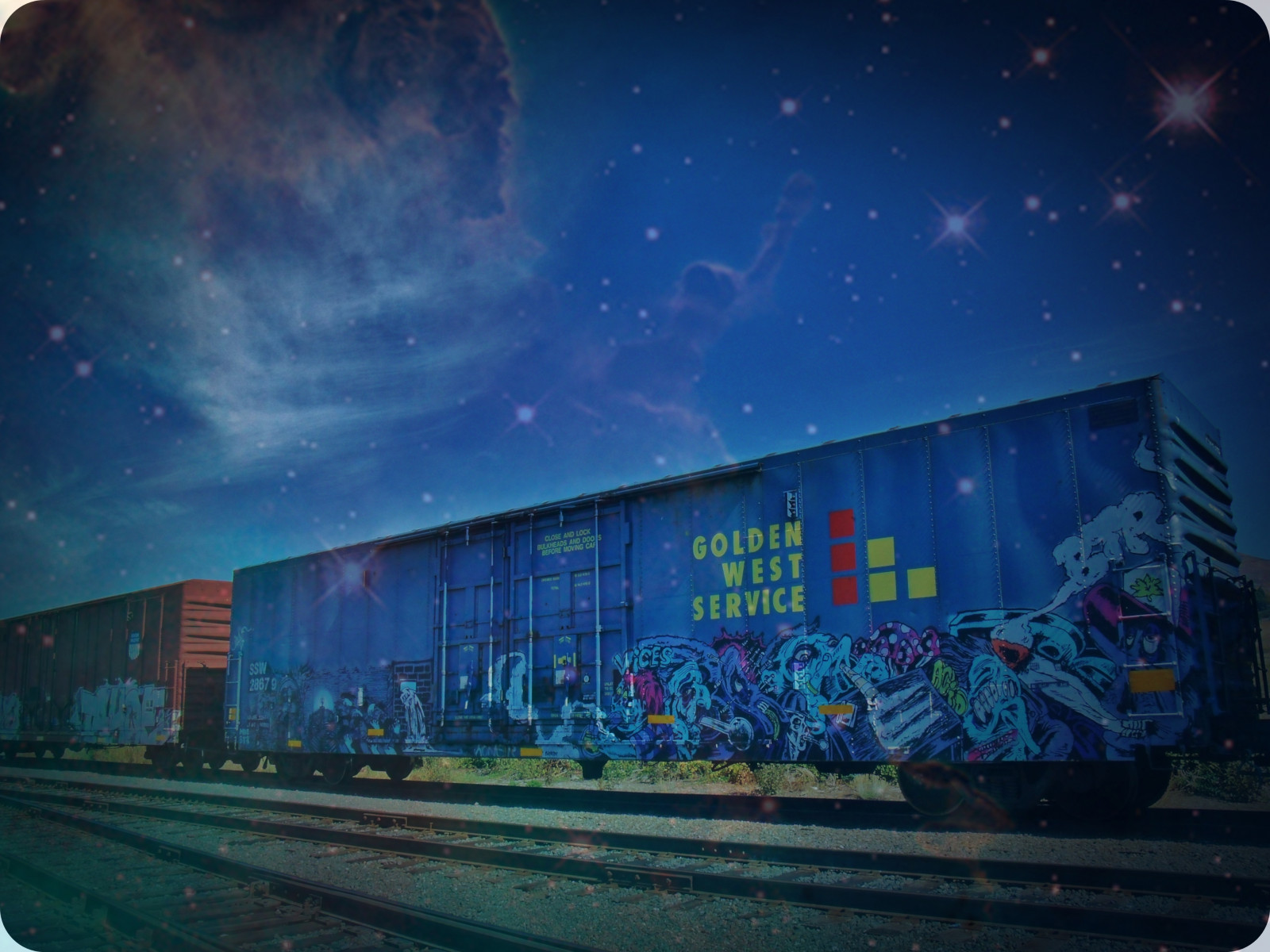 แคลิฟอร์เนีย, ถนน, หมี, รถไฟ, กราฟฟิตี, อ่าว, พื้นที่, ภาคเหนือ, รถไฟ, บรรทัด, เนบิวลา, พื้นที่, ทางรถไฟ, การขนส่งสินค้า, btr