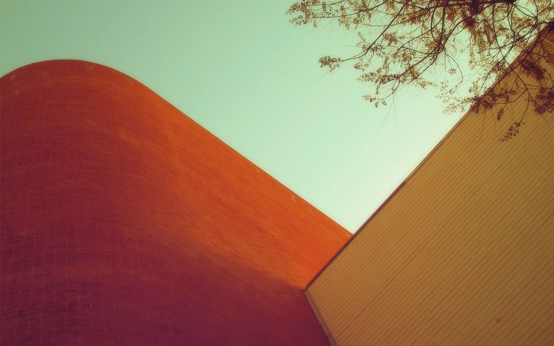 architektura, Červené, fotografování, slunečnímu záření, budova, stěna architektura, Červené, fotografování, slunečnímu záření, budova, stěna