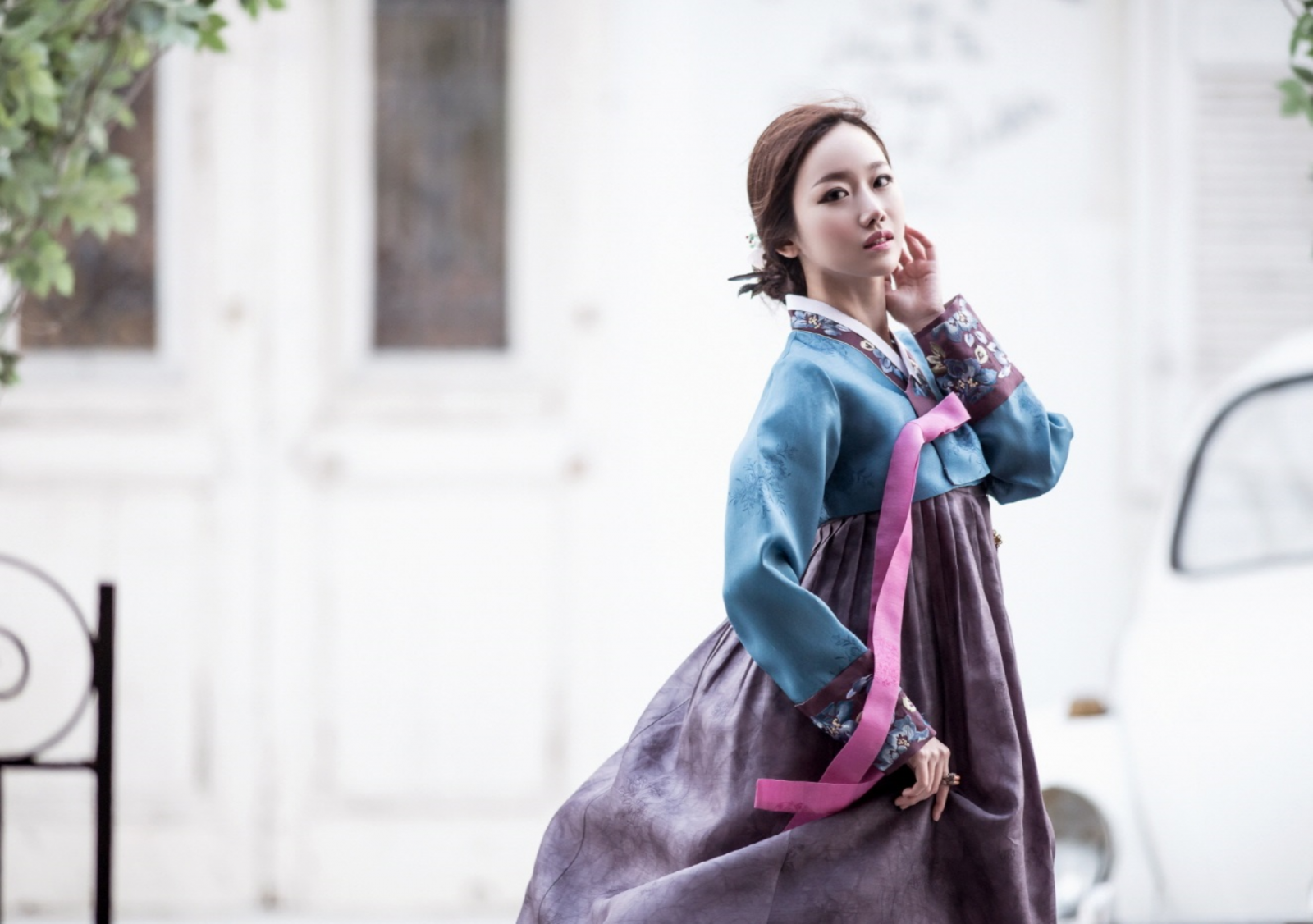 ženy, asijský, fotografování, šaty, móda, hanbok, Jižní Korea, oblečení, fotografie, portrétní fotografie, focení