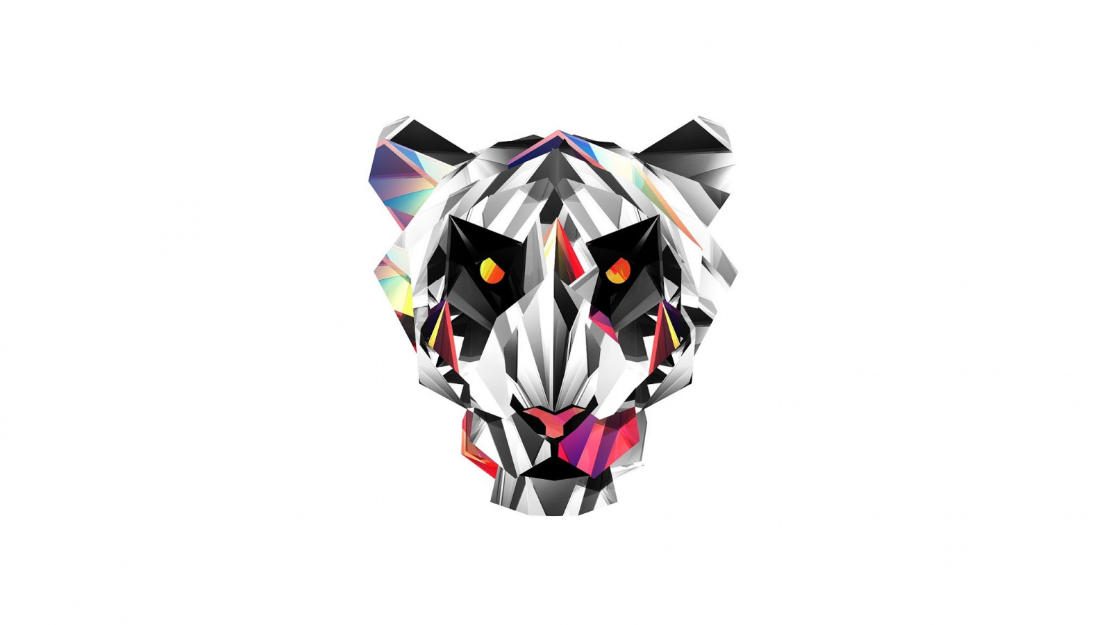 2048x1152 px, zvěř, fasety, Justin Maller, bílé pozadí