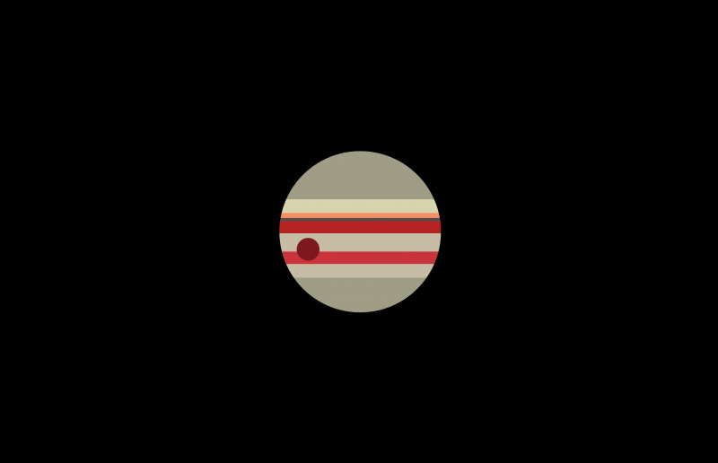 Jupiter,planeta,prostor,space art,minimalismus,umělecká díla