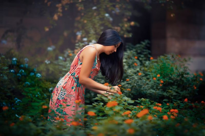 sunlight, women, model, plants, red, photography sunlight, women, model, plants, red, photography
