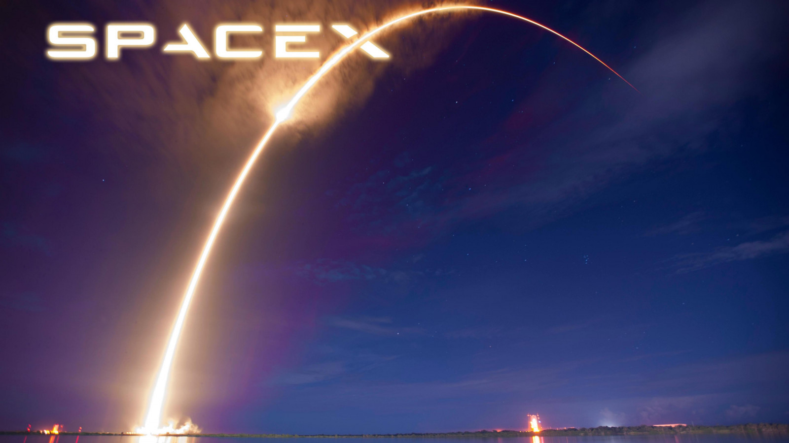 slunečnímu záření, noc, prostor, nebe, Blesk, atmosféra, SpaceX, raketa, spouštění, světlo, mrak, duha, Atmosféra Země, astronomický objekt, meteorologický jev