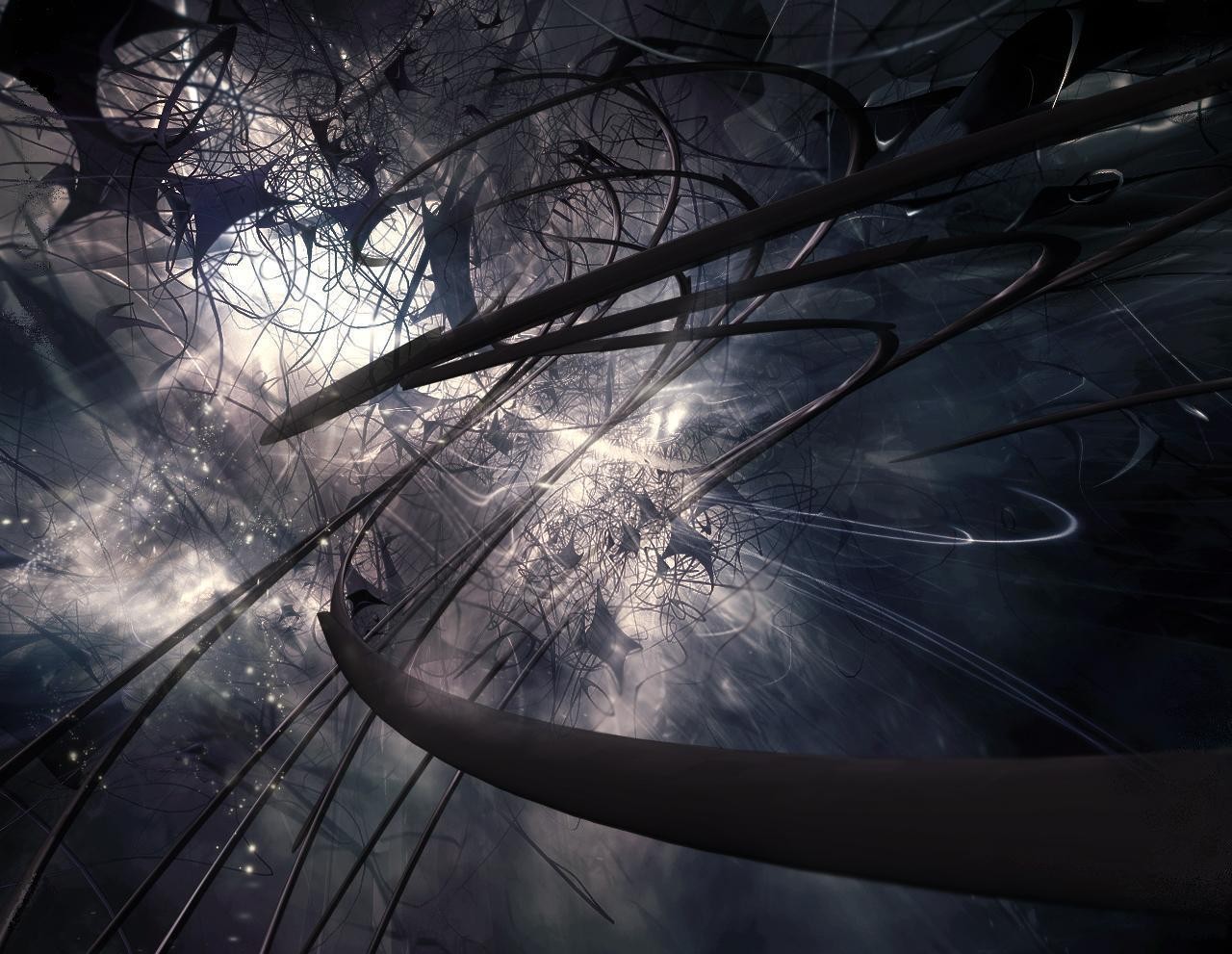 sollys, Digital kunst, mørk, abstrakt, plads, afspejling, køretøj, atmosfære, lys, form, mørke, vinge, skærmbillede, computer tapet, atmosfære af jord, ydre rum