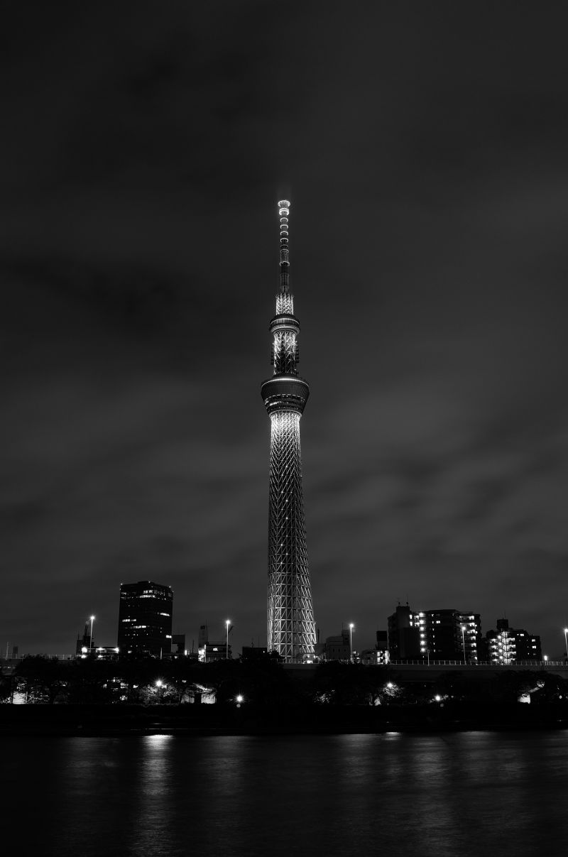 Ιαπωνία,μαύρος,μονόχρωμος,πόλη,αστικό τοπίο,Νύχτα