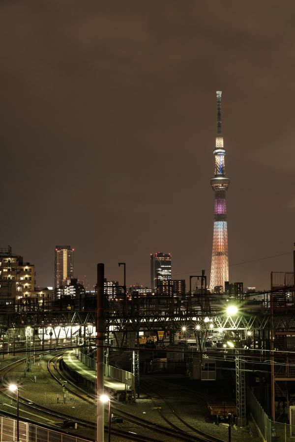 Japan,city,cityscape,night,architecture,reflection