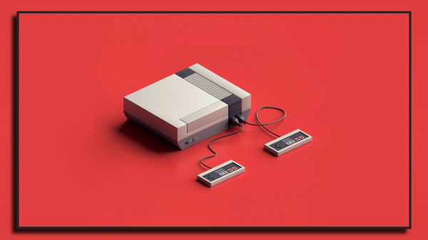controllers,simple background,Nintendo Entertainment System,consoles,retro console,wires