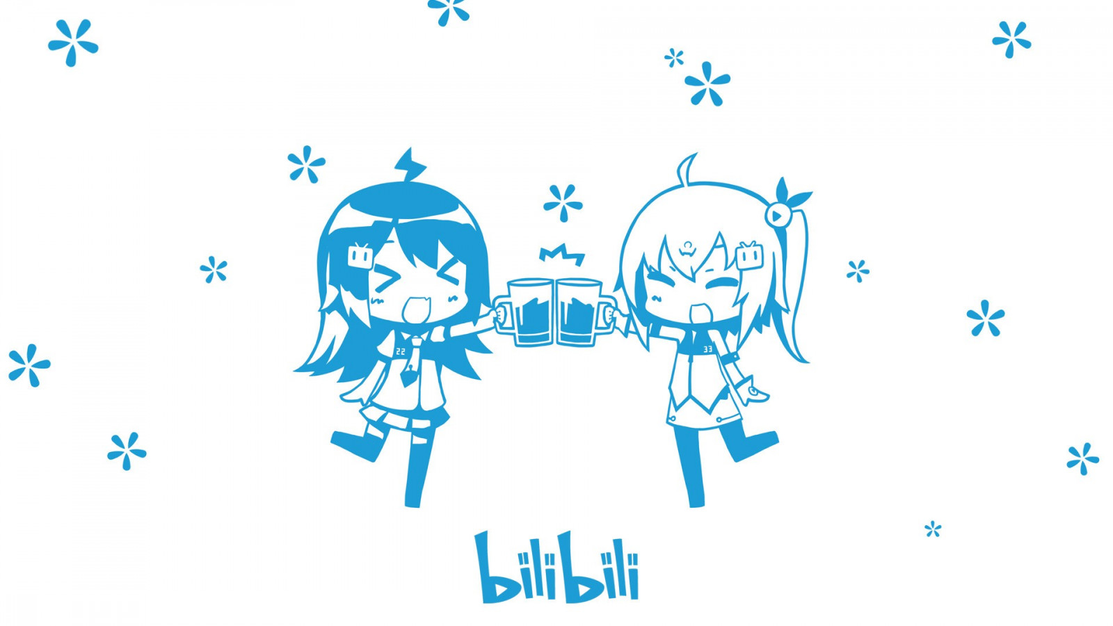 ilustrace, anime dívky, text, kresba tužkou, značka, bilibili, tvar, čára, font, diagram