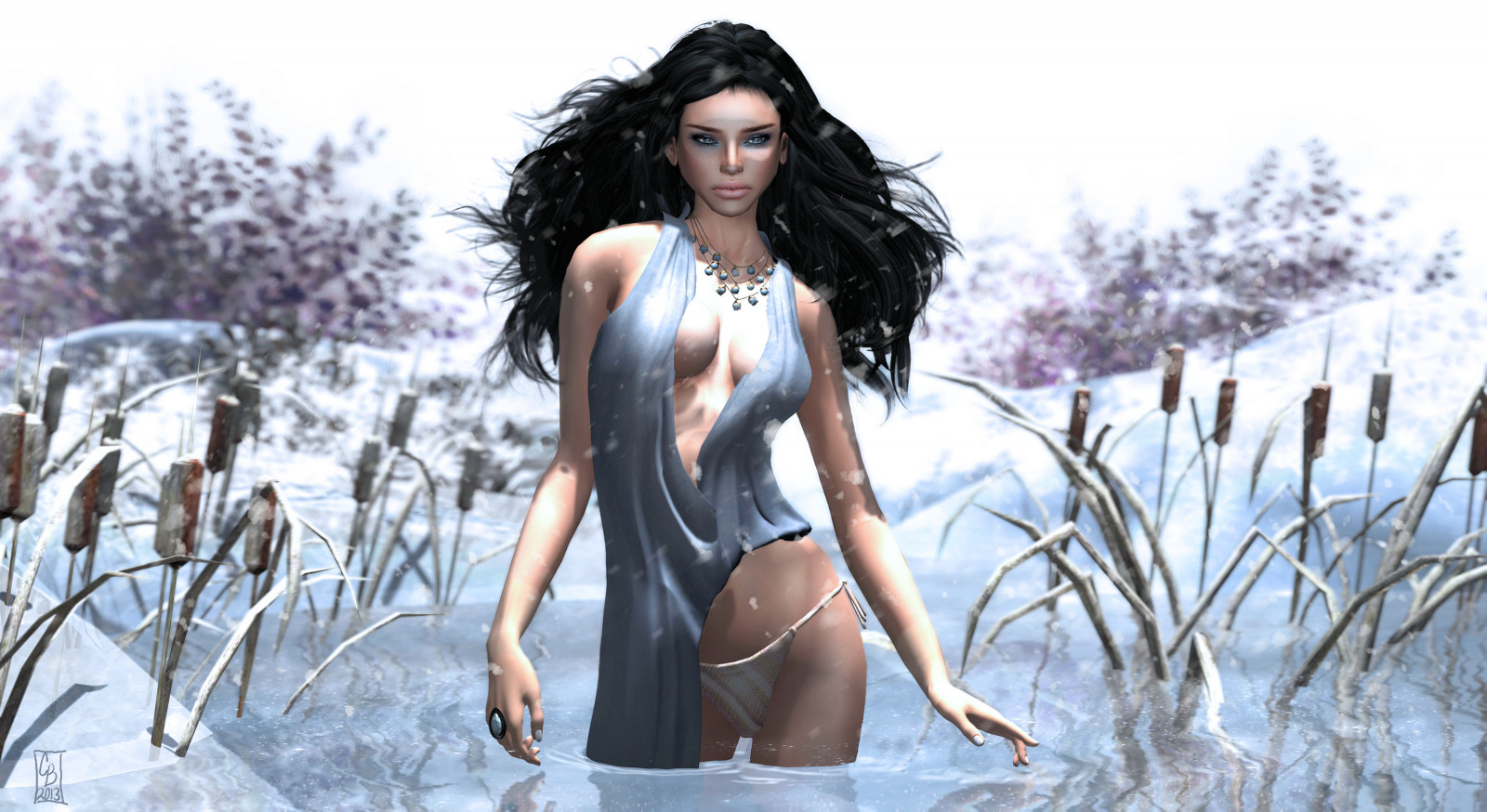 ansigt, landskab, model, portræt, øjne, langt hår, 3D, vinter, fotografering, tæt på, kjole, mode, verden, Avatar, liv, forår, supermodel, Virtual, KUNST, tæt, skønhed, sæson, kvinde, kvinde, digital, SL, inworld, andet liv, anden, Photo shoot, nøgenmodel