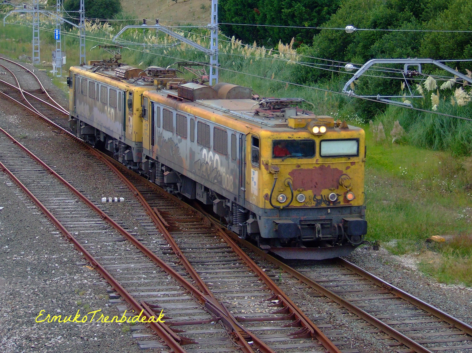 Trenes, jernbane, tog, caf, Mitsubishi, Santander, lokomotiver, Cantabria, japonesas, Ferrocarril, rENFE, locomotoras, ADIF, Mercancías, renfemercancias, ferrovoie