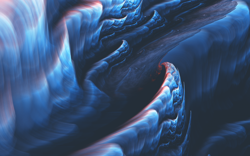 abstract, artwork, fractal, dragon, blue, wave abstract, artwork, fractal, dragon, blue, wave