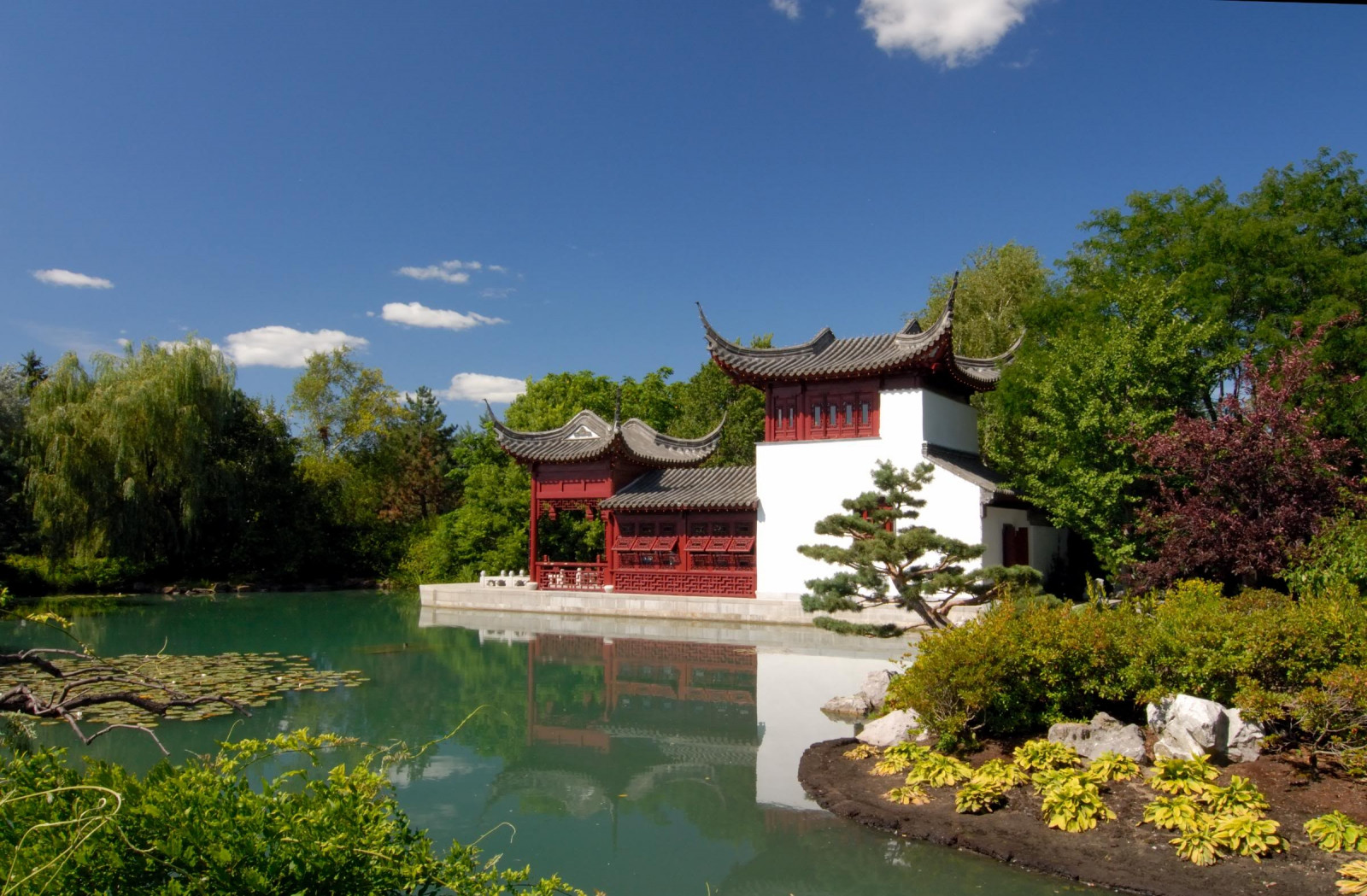 Wallpaper : trees, landscape, city, China, lake, nature, reflection ...