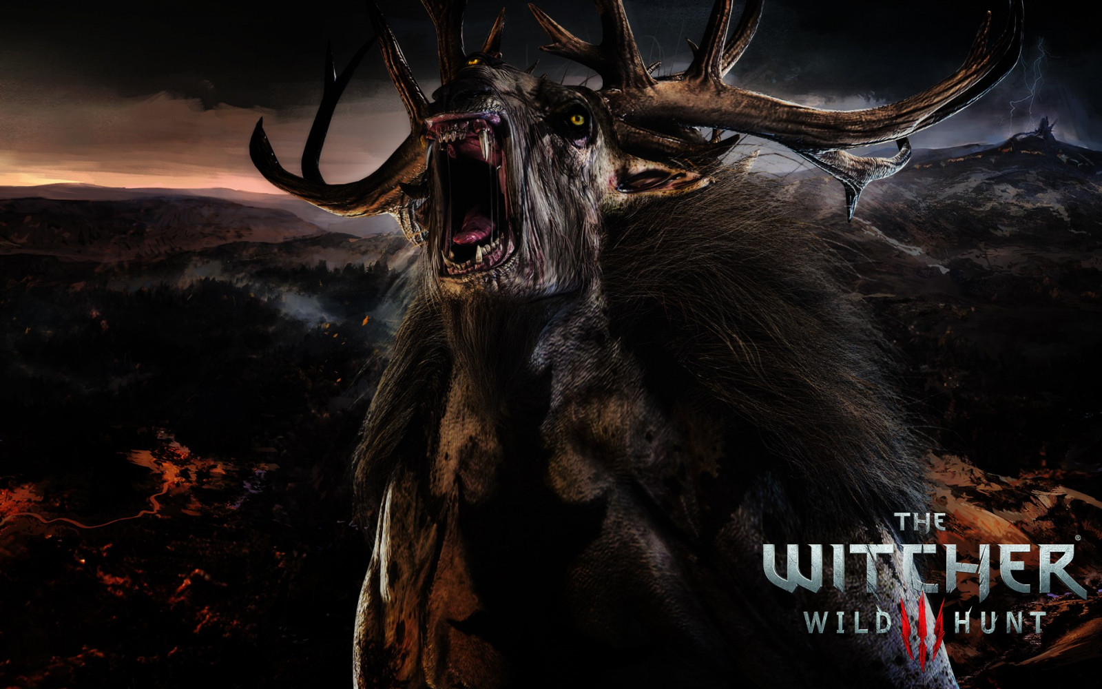 The Witcher 3 oskorei, demon, mytologi, mørke, skjermbilde, 1920x1200 px, skrivebordsbakgrunn, fiktiv karakter