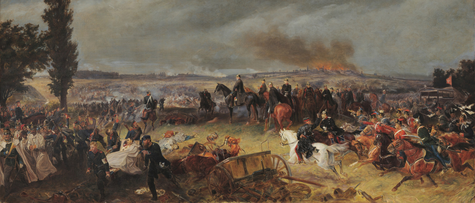 ultra široký, Ultrawide, malování, olejomalba, plátno