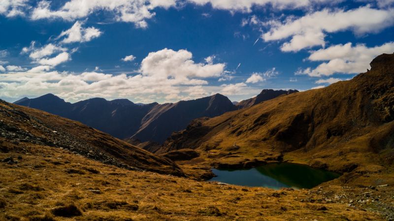 4912x2760像素,云彩,湖,景观,山,性质