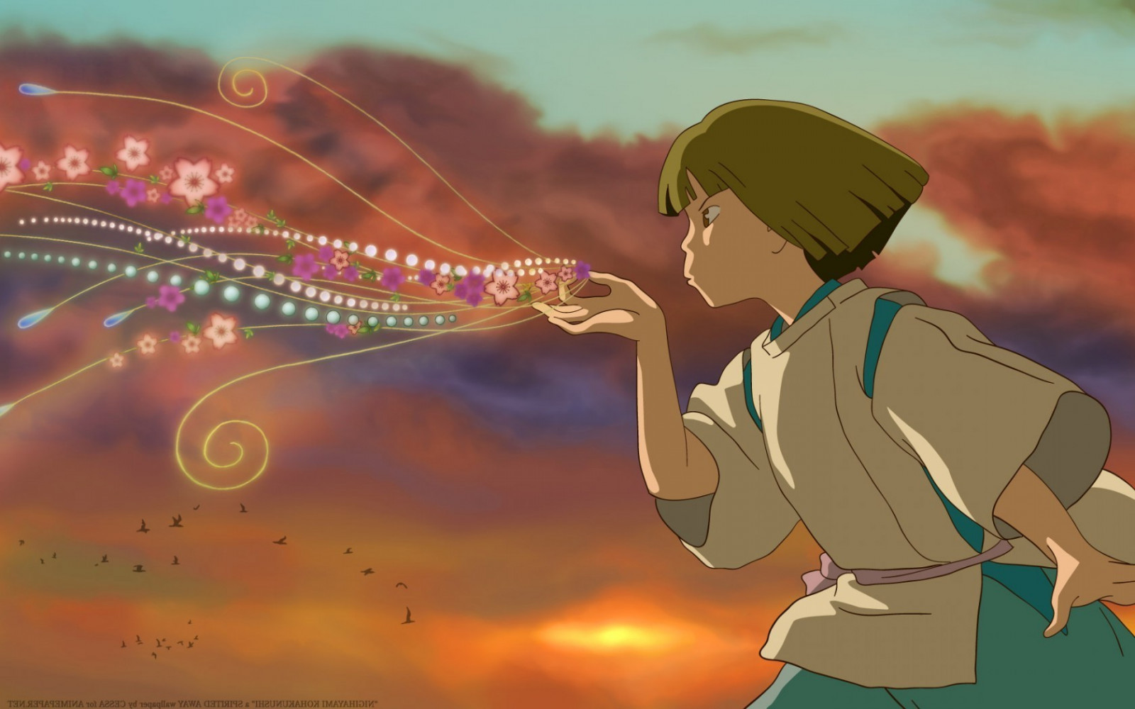 illustratie, anime, Spirited Away, spotprent, screenshot, 1680x1050 px