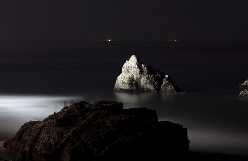 oceán, sanfrancisco, Kalifornie, longexposure, modrý, stín oceán, sanfrancisco, Kalifornie, longexposure, modrý, stín