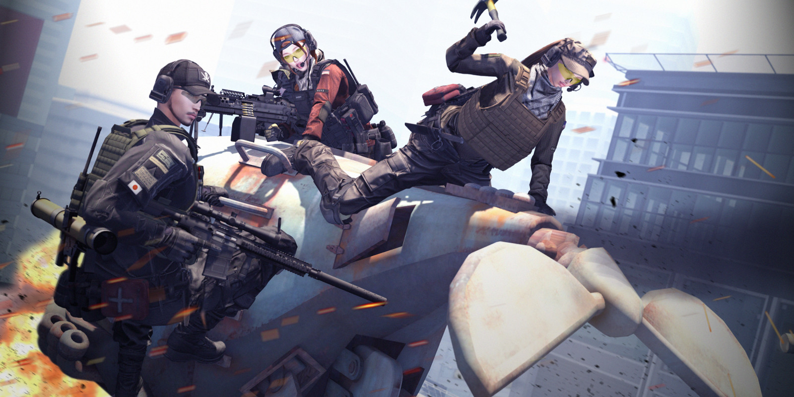 druhý život, druhý, život, boj, ssoc, válečný, zbraň, pistole, boj, letadlo, vzducholoď, letoun, náklad, doprava, srstnatý, kulomet, mk46, selfie, závěsný, rychle, CocaCola, momentka, tonktastic, Sisu, Břitva, SR16, ACOG, Magpul, cosplay, kostým, Hammar, opravit, SMAW, raketa, spouštěč, explodovat, exploze, Tokio, město