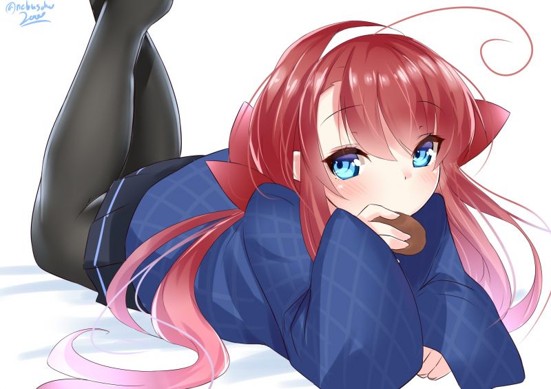 ilustrace, dlouhé vlasy, anime, anime dívky, modré oči, kreslená pohádka ilustrace, dlouhé vlasy, anime, anime dívky, modré oči, kreslená pohádka