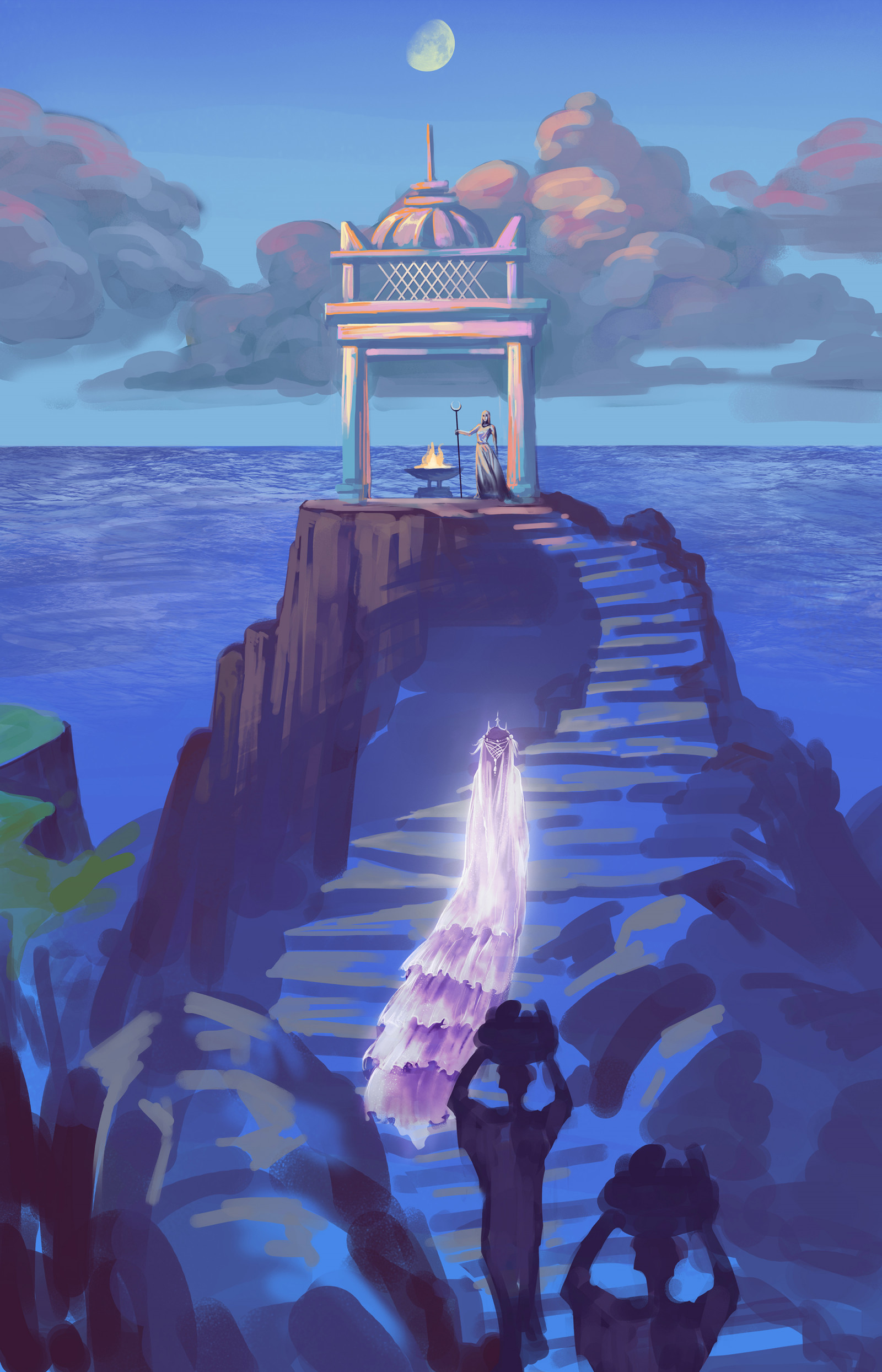 Yangmie Mieyi, kjole, kysten