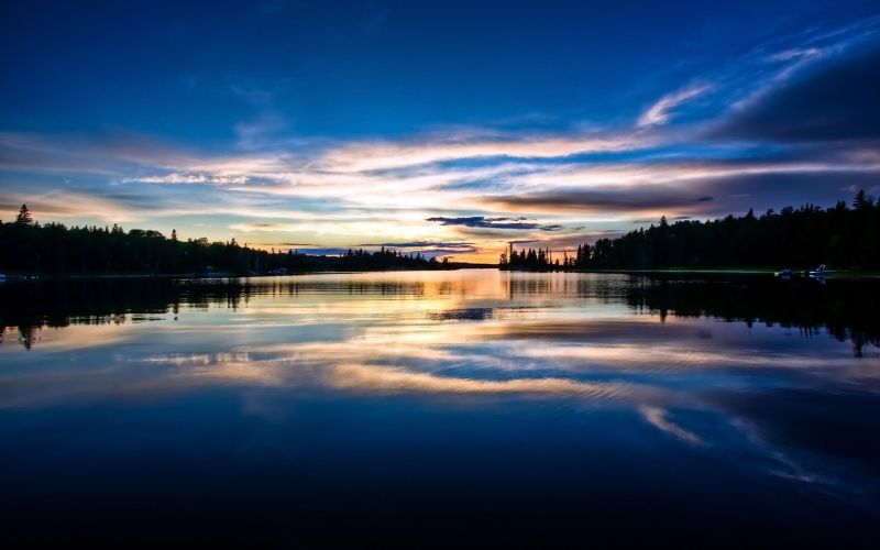 Güneş ışığı, gün batımı, deniz, gece, göl, doğa Güneş ışığı, gün batımı, deniz, gece, göl, doğa