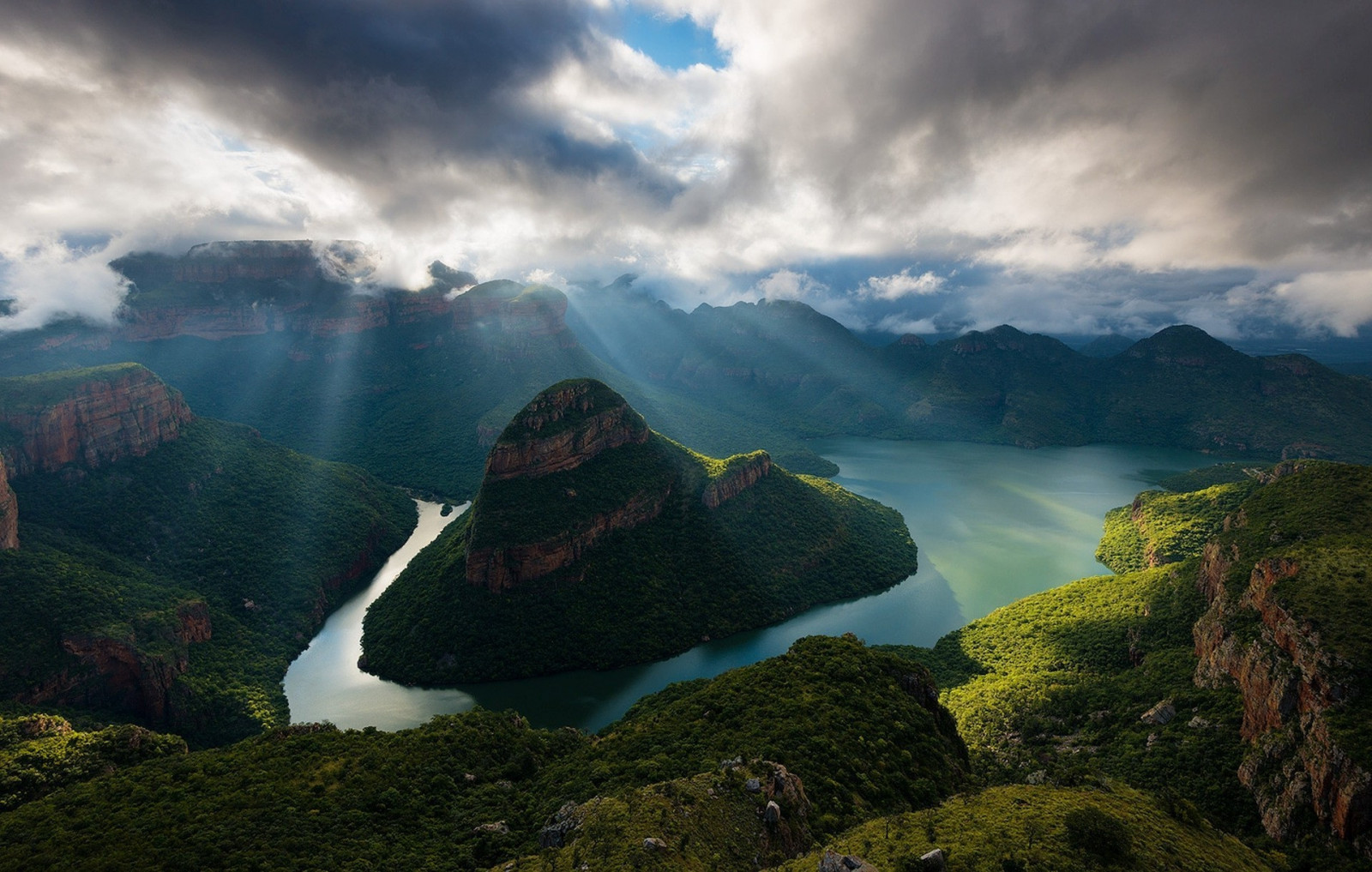 peisaj, deal, stâncă, natură, cer, nori, răsărit, dimineaţă, râu, razele de soare, arbuști, fiord, canion, pustie, Alpi, vârf, platou, Africa de Sud, nor, Munte, fenomen atmosferic, forme de relief muntoase, landform, caracteristică geografică, șir de munți, fenomen meteorologic, 1920x1221 px