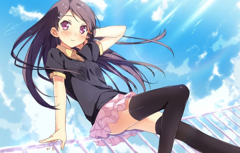 hình minh họa, Anime, Anime cô gái, hoạt hình, tóc đen, Mangaka hình minh họa, Anime, Anime cô gái, hoạt hình, tóc đen, Mangaka