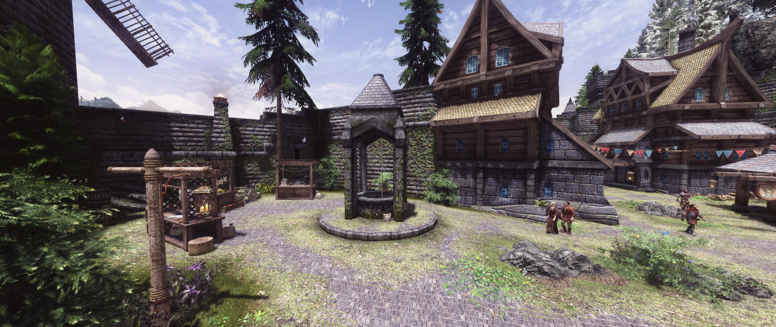 Wallpaper The Elder Scrolls V Skyrim, SLMP, ultra wide 2560x1080