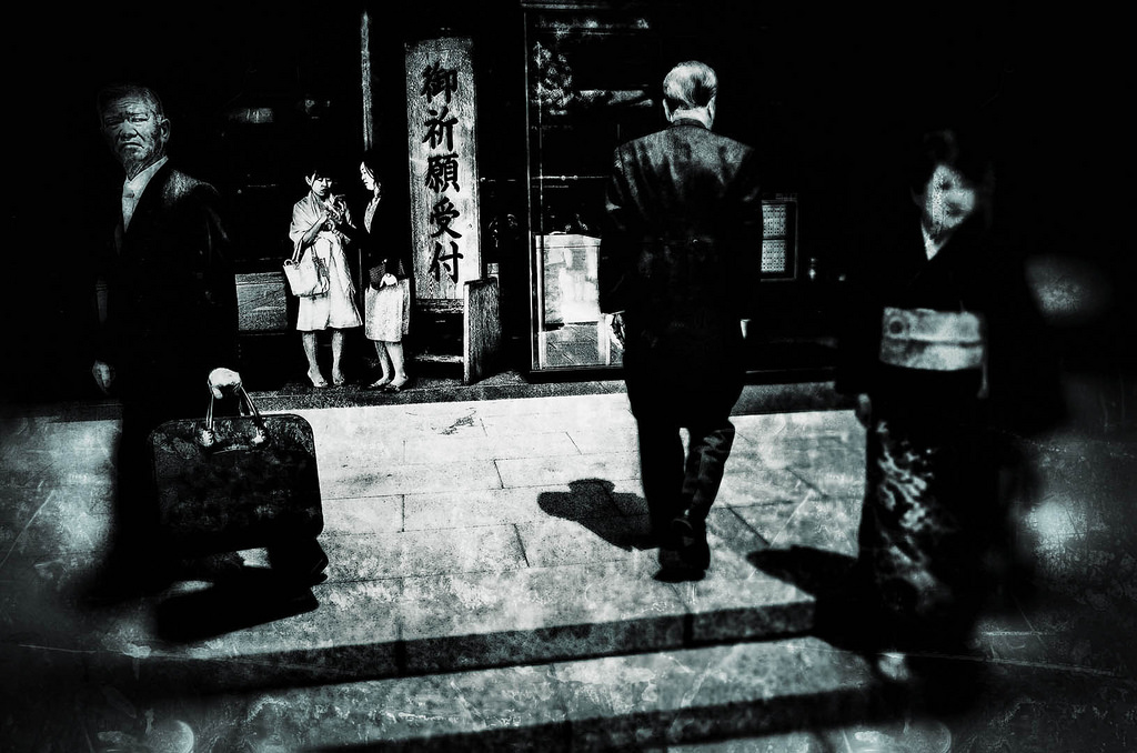 Japonsko, bílý, Černá, černobílý, portrét, ulice, noc, fotografování, Tokio, světlo, tělesné, fotografie, film, tma, GR, ricoh, 28mm, Černý a bílý, monochromatické fotografování, Film noir, ese