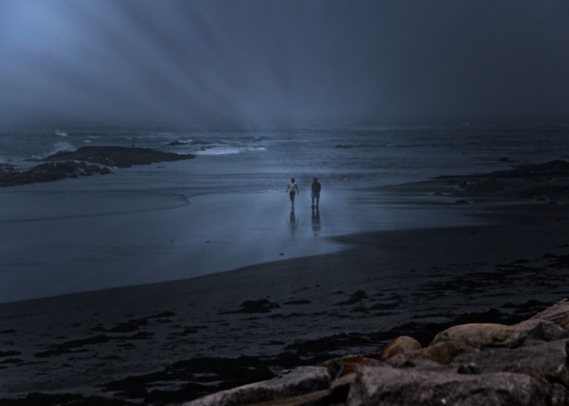 mer,océan,bord de mer,des roches,seul,ensemble