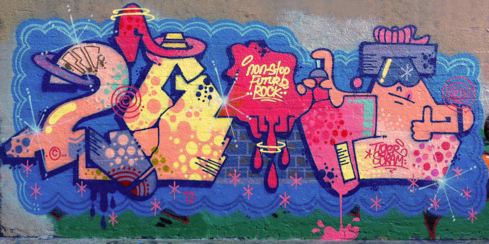 illustration, tiger, graffiti, gadekunst, Sydney, 2012, KUNST, NSFR, nonstopfuturerock, 2grit