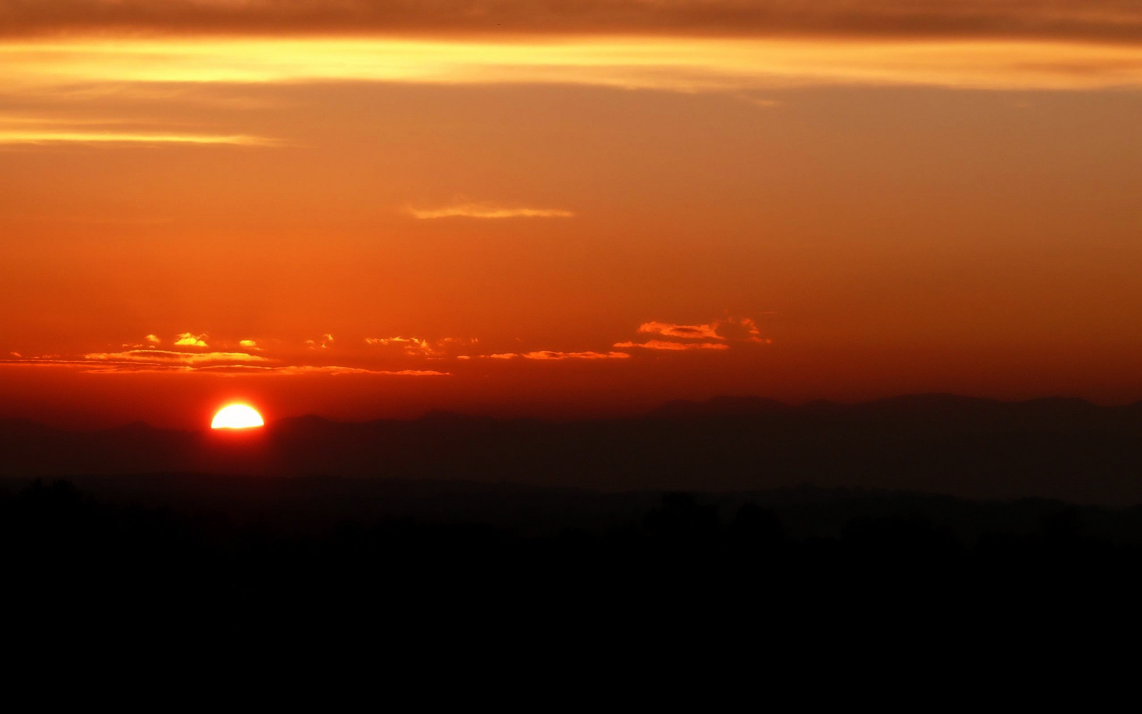 Sfondi luce del sole, paesaggio, tramonto, natura, Alba, sera