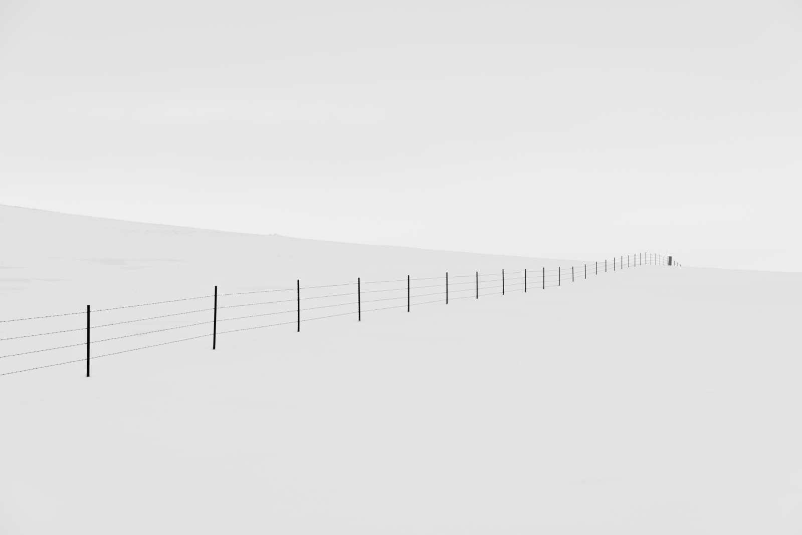 krajina, výkres, bílý, černobílý, minimalismus, sníh, zima, plot, značka, Černý a bílý, highkey, tvar, čára, minimální, výtvarné umění, scénický, nikond810, Severní Dakota, font