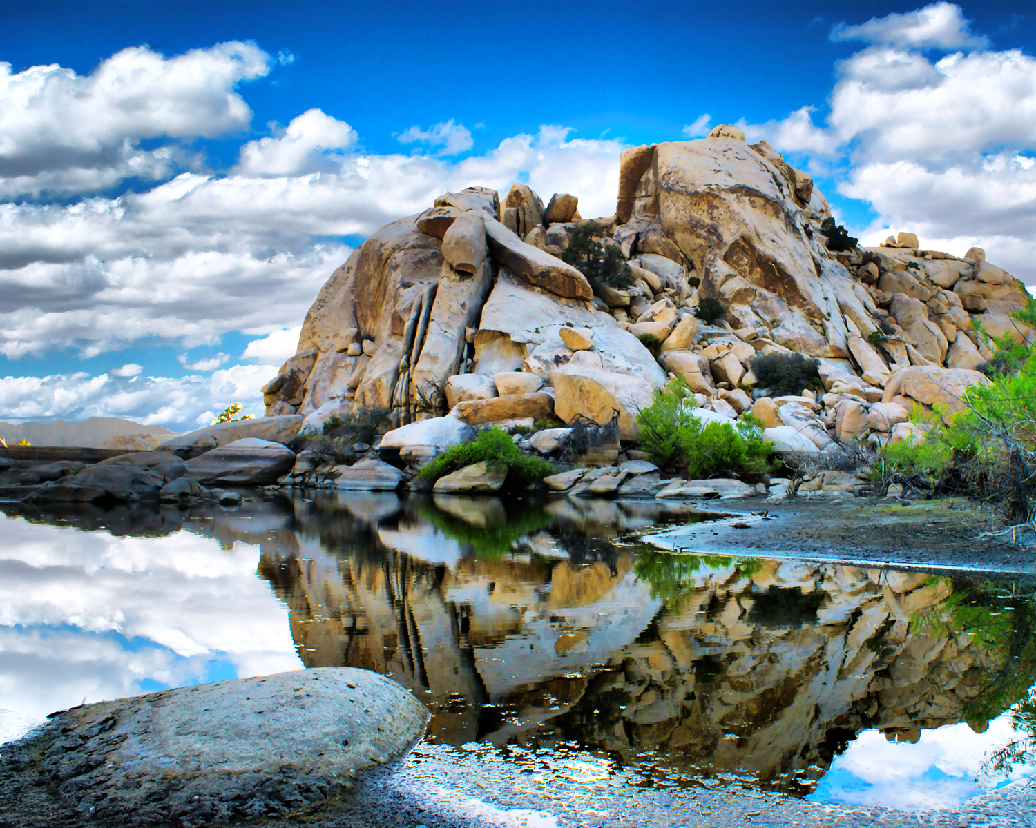 Photaic Rocks Wallpaper : pictures, park, sky, reflection, water, colors, rock ...