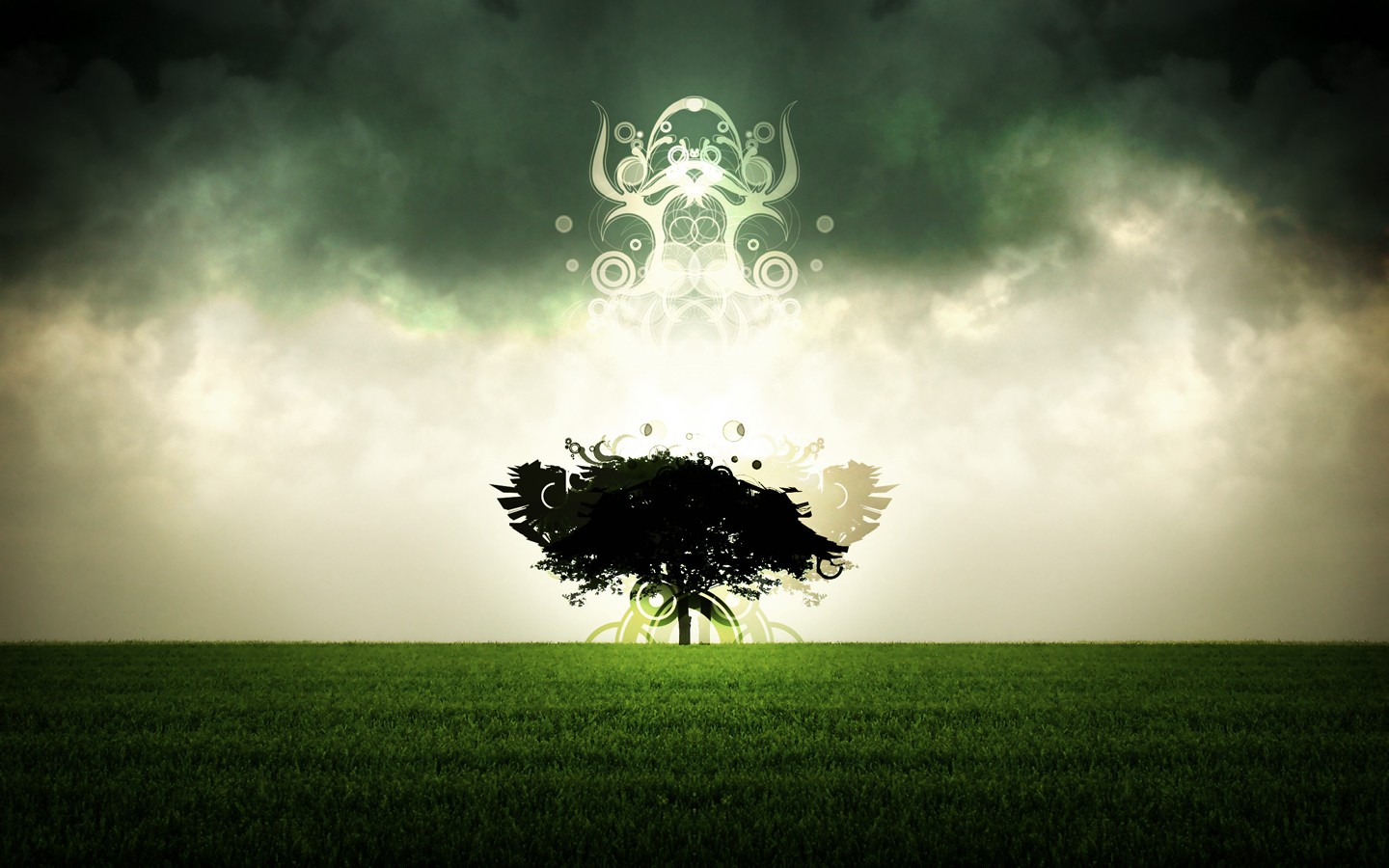 zonlicht, bomen, landschap, digitale kunst, abstract, natuur, gras, hemel, veld-, groen, ochtend-, Zon, licht, wolk, boom, bloem, duisternis, screenshot, atmosferisch fenomeen, computer wallpaper, aardatmosfeer