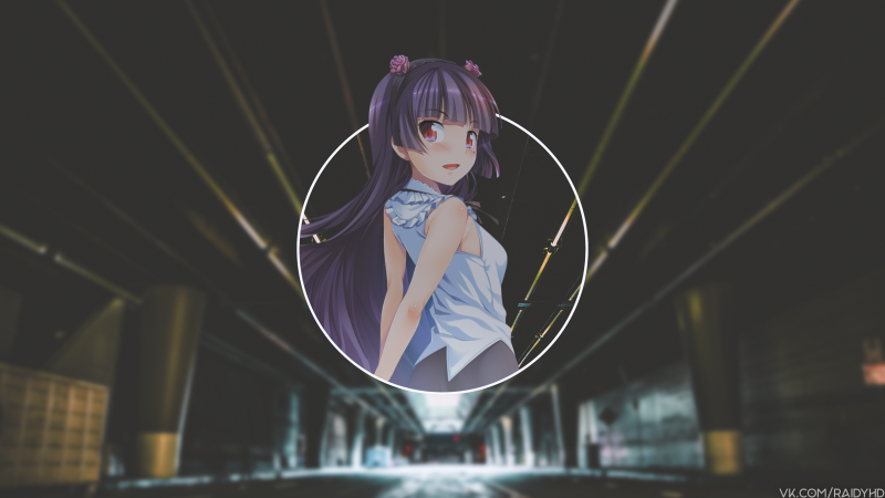 动漫女孩,动漫,picture in picture