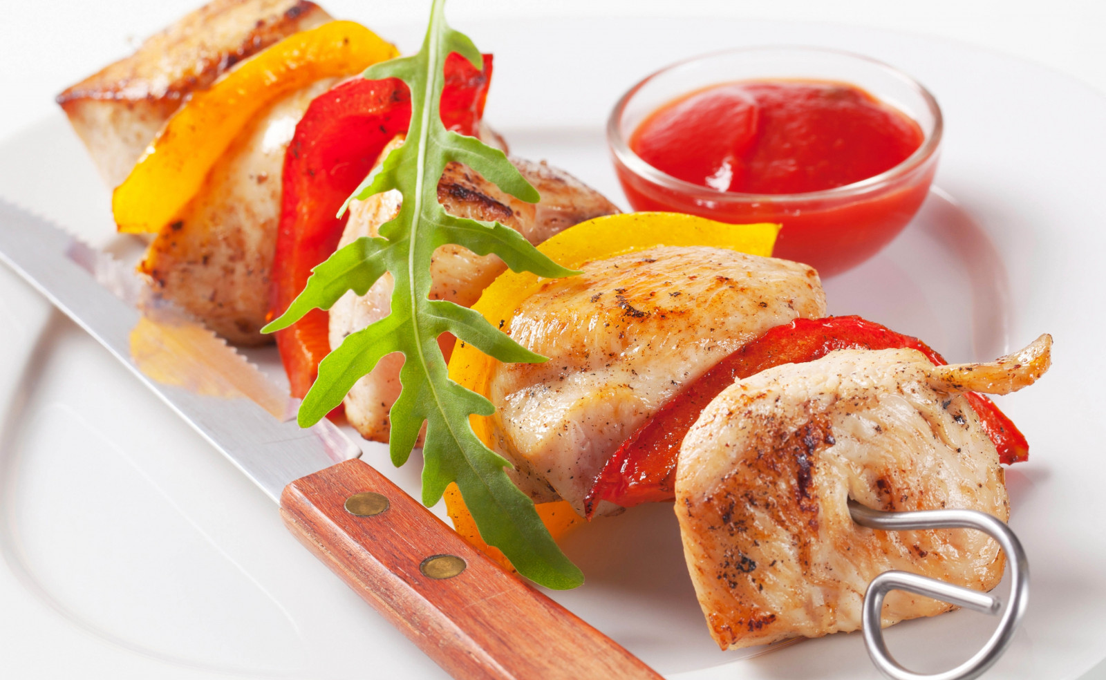 Wallpaper : kebab, knife, Plate, ketchup 5201x3201 - 4kWallpaper