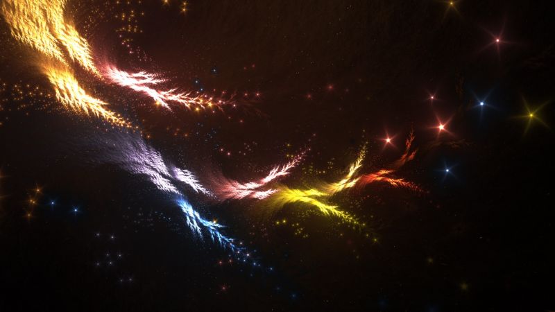 lights, digital art, night, abstract, artwork, outer space lights, digital art, night, abstract, artwork, outer space