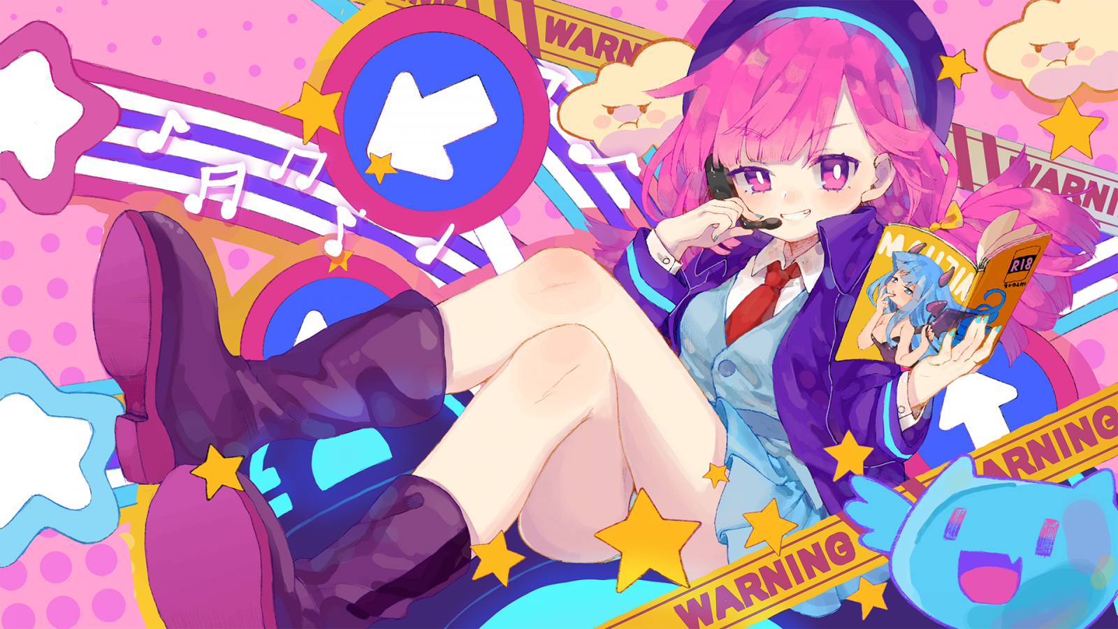 Bakrunner anime games, anime jenter, musikk, Music game, Kjør Elsie