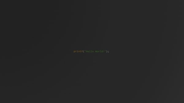 quote,minimalism,programming,Hello World,gray,gradient