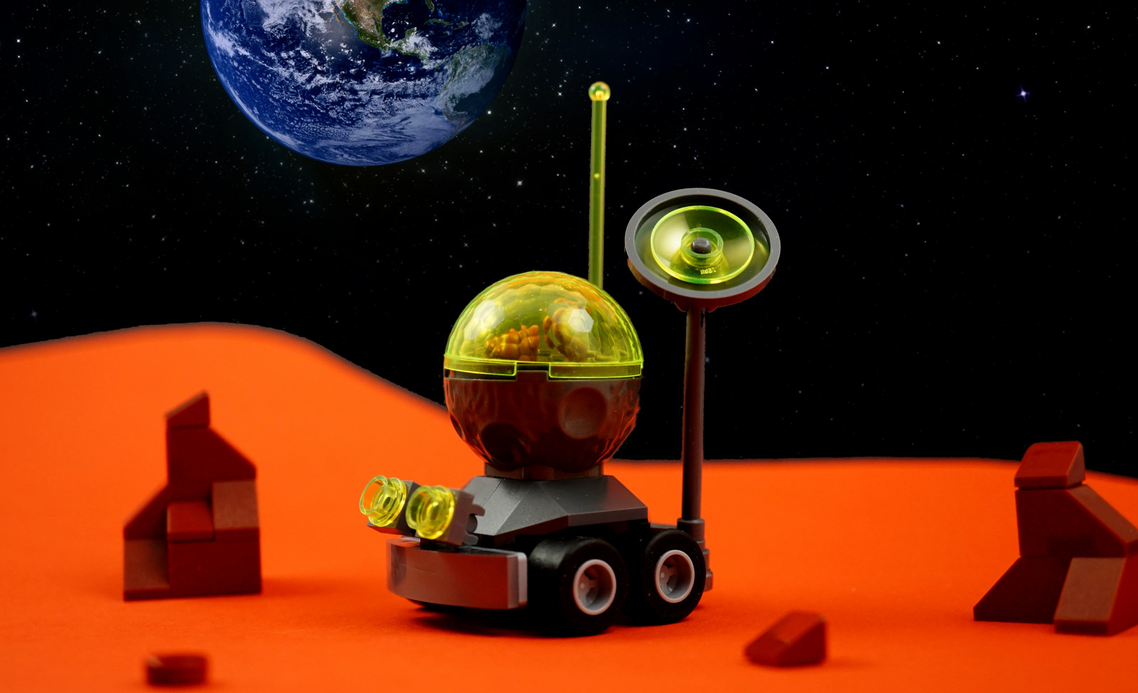 LEGO, plads, Rover, febrovery, Mars, jorden, planet, udforske, fluffy, tunfisk