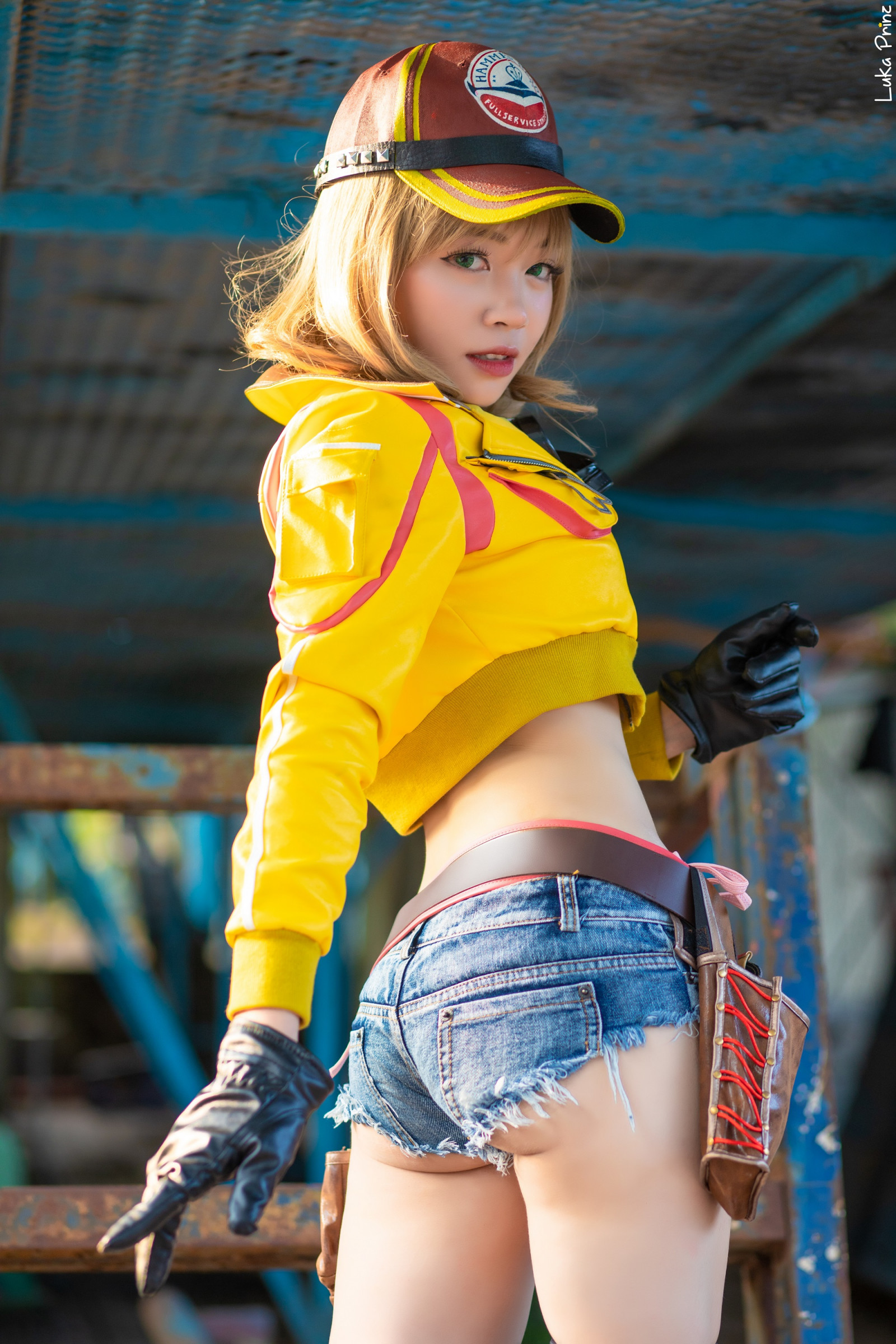 Wallpaper Asian Model Blonde Cosplay Asian Cosplayer Cindy Final Fantasy Final Fantasy