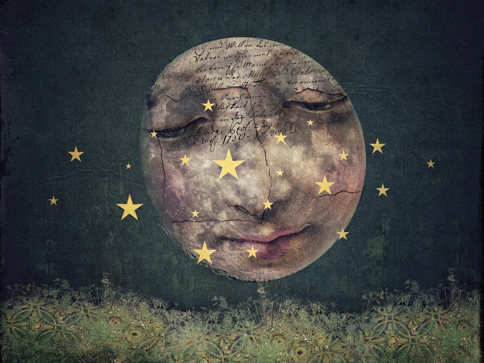 smyšlený, neobvyklý, unikátní, podivný, fantazie, triptothemoon, Melies, dreamstate, sen, temný, starověký, magický, typografie, hvězdy, nebe, noc, umělecký, nadreálný, letitý, viktoriánský, náladový, portrét, vinobraní, textury, impresionistický, Supermoon, Měsíc, UMĚNÍ