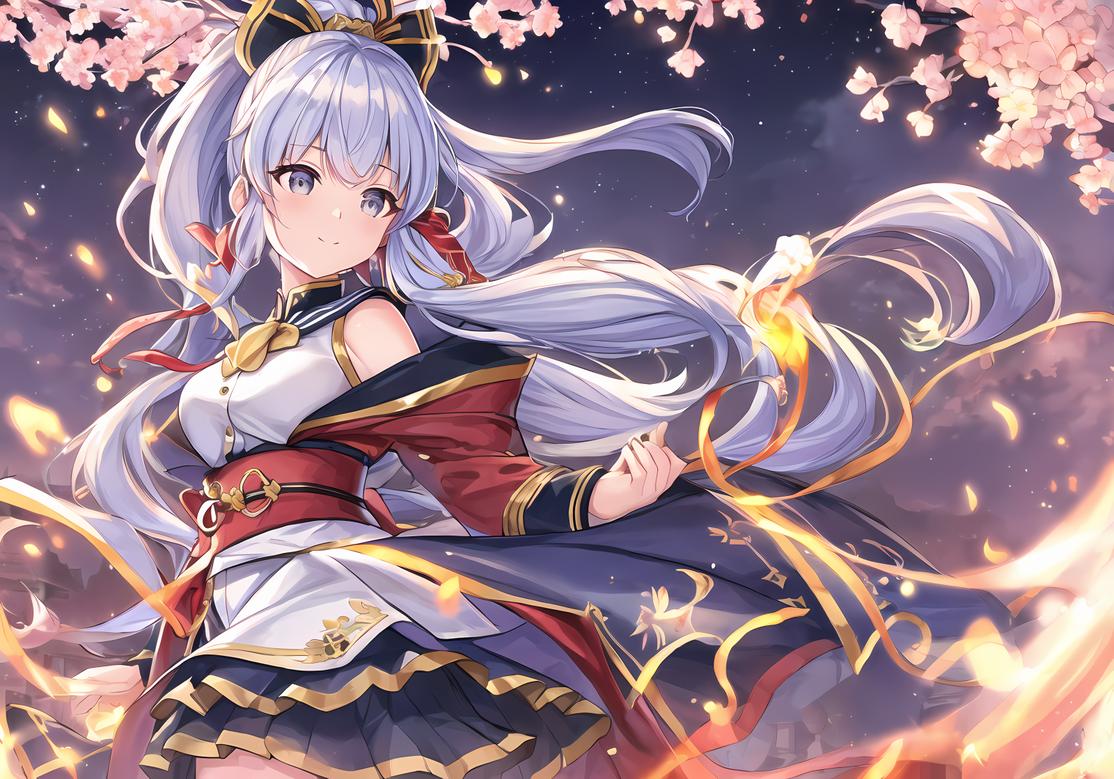 สาวอะนิเมะ, Genshin Impact, Kamisato Ayaka Genshin Impact